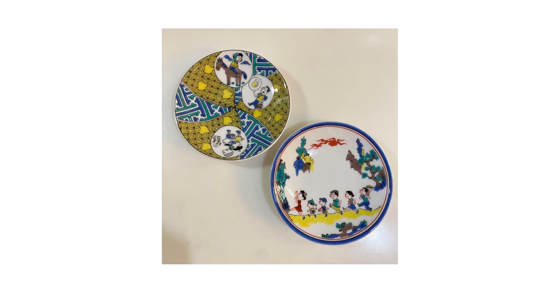 値下げ！久谷焼　豆皿　サザエさん　青郊窯　2枚セット 値下げ！久谷焼 豆皿 サザエさん 青郊窯 2枚セット - メルカリ